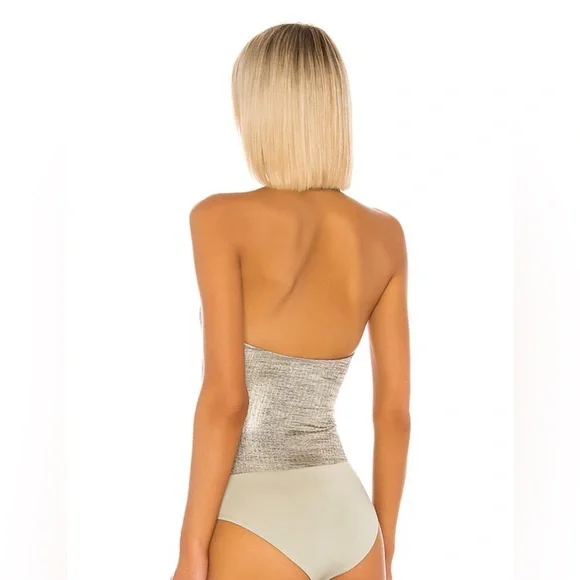 X Revolve Shae Bodysuit in Pewter - SZ Large - Mockneck - Picture 4 of 7